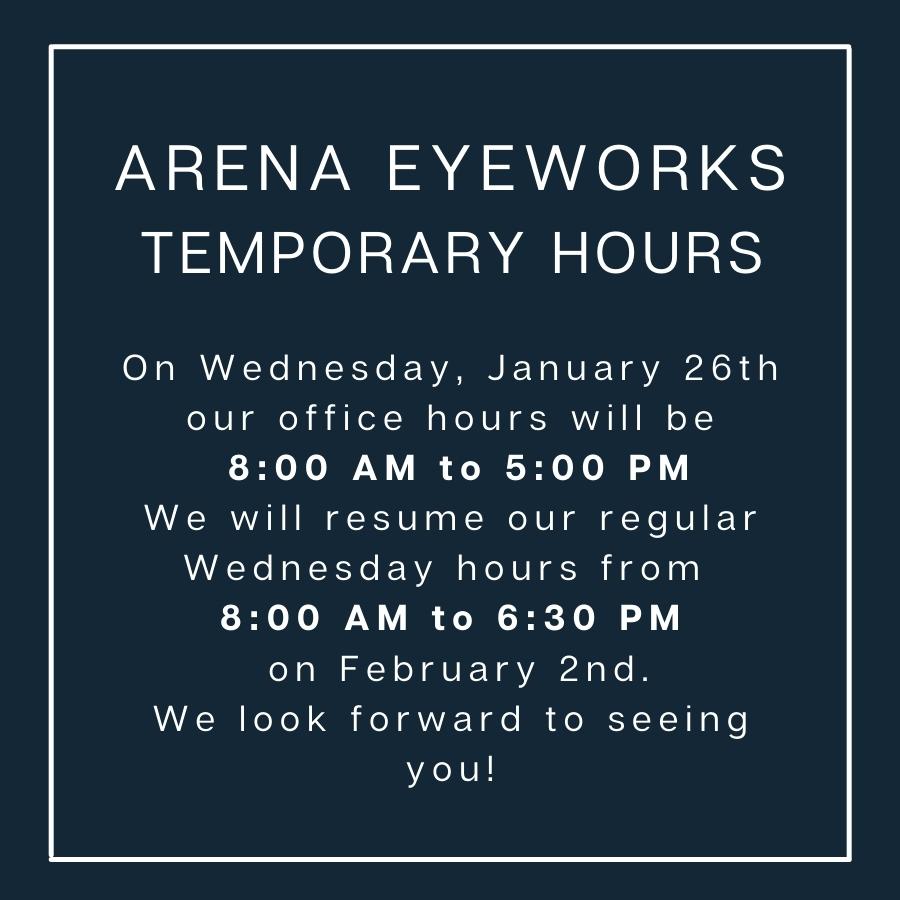 Temporary hours popup